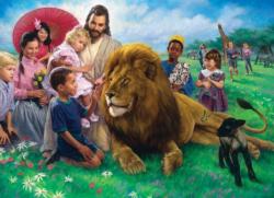 The Lion and the Lamb Lions Jigsaw Puzzle By Eurographics