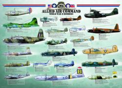 Allied Air Command WWII Bombers Military / Warfare Jigsaw Puzzle By Eurographics