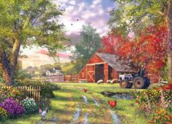 Evening at the Barnyard Spring Jigsaw Puzzle By Eurographics