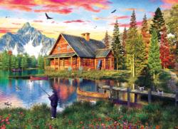 The Fishing Cabin Cottage / Cabin Jigsaw Puzzle By Eurographics
