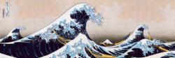 Great Wave of Kanagawa Panoramic Asian Art Jigsaw Puzzle By Eurographics