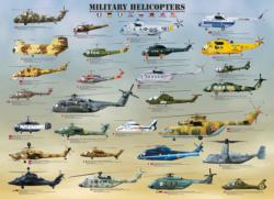 Military Helicopters Pattern / Assortment Jigsaw Puzzle By Eurographics