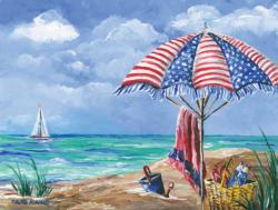 Coastal Pride Fourth of July Jigsaw Puzzle By Heritage Puzzles