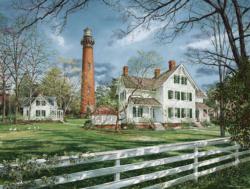 Currituck Beach Lighthouse House Lighthouses Jigsaw Puzzle By Heritage Puzzles