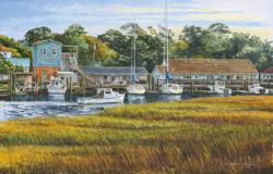 Southport Harbor Summer Jigsaw Puzzle By Heritage Puzzles