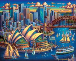 Sydney Opera House Australia Jigsaw Puzzle By Dowdle Folk Art