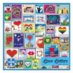 Love Letters Pattern / Assortment Jigsaw Puzzle By Re-marks
