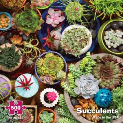 Succulents Collage Jigsaw Puzzle By Re-marks