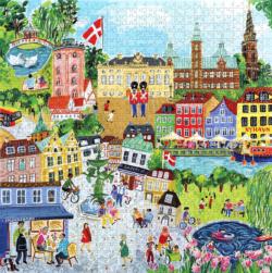 Copenhagen Europe Jigsaw Puzzle By eeBoo