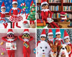 Elf on the Shelf - 4-pack Christmas Multi-Pack By MasterPieces