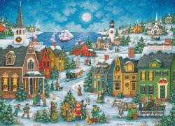 Harbor Side Carolers Seascape / Coastal Living Jigsaw Puzzle By MasterPieces