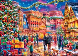 Village Square Christmas Jigsaw Puzzle By MasterPieces