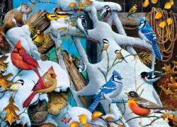 Snow Birds Snow Jigsaw Puzzle By MasterPieces