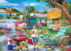 Backyard BBQ Domestic Scene Jigsaw Puzzle By MasterPieces