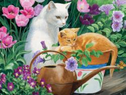 Cat Picnic Cats Jigsaw Puzzle By Willow Creek Press