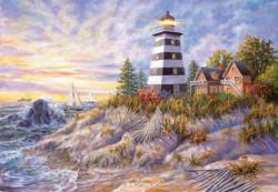 Out of Harm’s Way Seascape / Coastal Living Jigsaw Puzzle By Crown Point Graphics