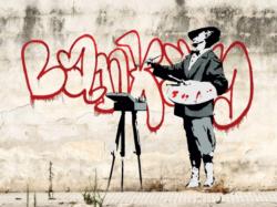 Urban Art Graffiti: Graffiti Painter / Velasquez - Scratch and Dent Graphics / Illustration Jigsaw Puzzle By 4D Cityscape Inc.