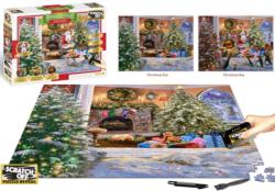 Scratch OFF Puzzle: The Eve Before Christmas Christmas Jigsaw Puzzle By 4D Cityscape Inc.