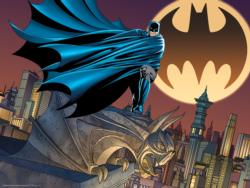 Lenticular Bat Signal Super-heroes Jigsaw Puzzle By 4D Cityscape Inc.
