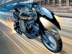 Lenticular Batcycler Super-heroes Jigsaw Puzzle By 4D Cityscape Inc.