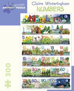 Numbers Garden Jigsaw Puzzle By Pomegranate