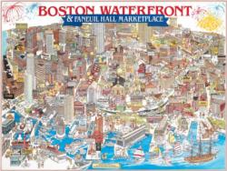 Boston Waterfront Boston Jigsaw Puzzle By White Mountain