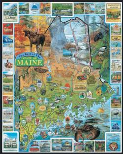 Best of Maine United States Jigsaw Puzzle