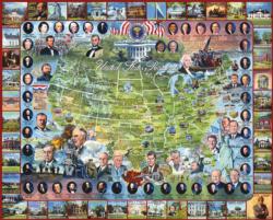 United States Presidents United States Large Piece By White Mountain