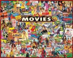 The Movies Collage Impossible Puzzle By White Mountain