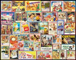 Great Old Ads Pattern / Assortment Jigsaw Puzzle By White Mountain