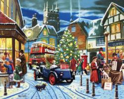 Christmas Village Christmas Jigsaw Puzzle By White Mountain