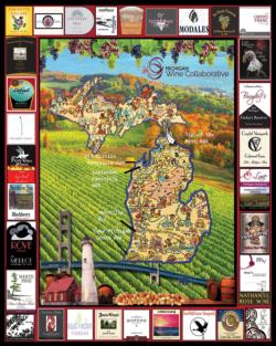 Michigan Wine Adult Beverages Jigsaw Puzzle