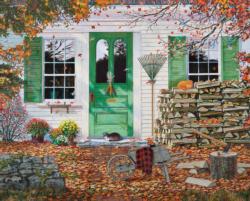 Autumn Leaves Outdoors Jigsaw Puzzle By White Mountain