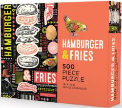 Hamburger & Fries Food and Drink Jigsaw Puzzle By Gibbs Smith