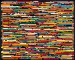 Pencil Collage Pattern / Assortment Impossible Puzzle By White Mountain