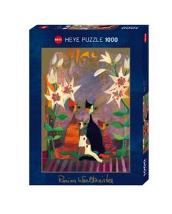 Lilies Cats Jigsaw Puzzle By Heye