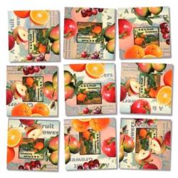 Fruit Food and Drink Non-Interlocking Puzzle By Scramble Squares