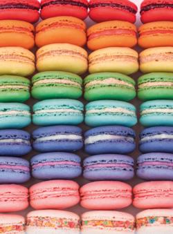 Rainbow Macarons Sweets Large Piece By Buffalo Games