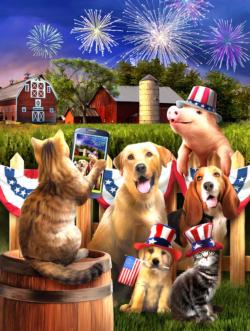 Say Cheese Fourth of July Jigsaw Puzzle By SunsOut