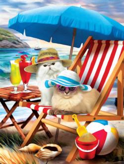 Beach Cats Cats Jigsaw Puzzle By SunsOut