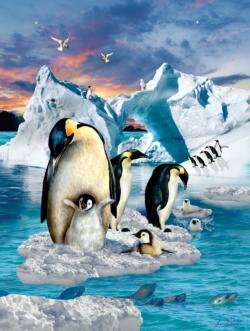 Penguin Colony Snow Jigsaw Puzzle By SunsOut