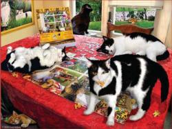 Who Let The Cats Out? Cats Jigsaw Puzzle By SunsOut