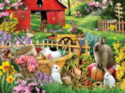 Garden Bunnies Farm Animals Jigsaw Puzzle By SunsOut