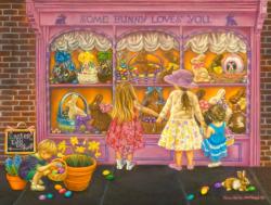 Some Bunny Loves You Shopping Jigsaw Puzzle By SunsOut