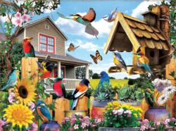 Gathering for Summer - Scratch and Dent Birds Jigsaw Puzzle By SunsOut