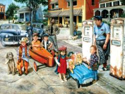 Gassing Up Cars Jigsaw Puzzle By SunsOut
