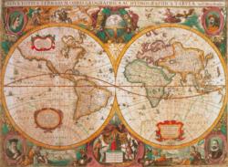 Old Map Maps / Geography Jigsaw Puzzle By Clementoni