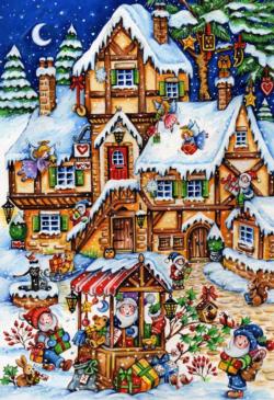 Christmas Market Christmas Children's Puzzles By Vermont Christmas Company