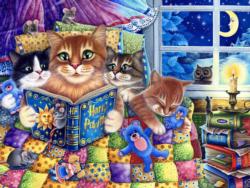 Kittens' Bedtime Cats Jigsaw Puzzle By Vermont Christmas Company
