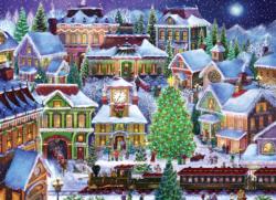 Christmas Village Christmas Jigsaw Puzzle By Vermont Christmas Company